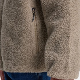 Veste polaire QUIKSILVER Shallow Water FZ Marron Homme