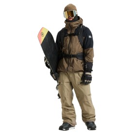 Veste de ski QUIKSILVER Forever Stretch Gore-tex Kaki/Noir Homme