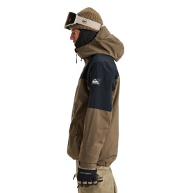 Veste de ski QUIKSILVER Forever Stretch Gore-tex Kaki/Noir Homme