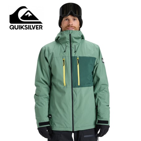 Veste de ski QUIKSILVER Sycamore Solid 20K Vert Homme
