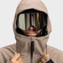 Veste de ski QUIKSILVER Ultralight Stretch 20K Beige/Noir Homme