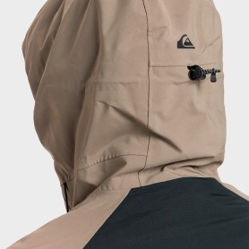 Veste de ski QUIKSILVER Ultralight Stretch 20K Beige/Noir Homme