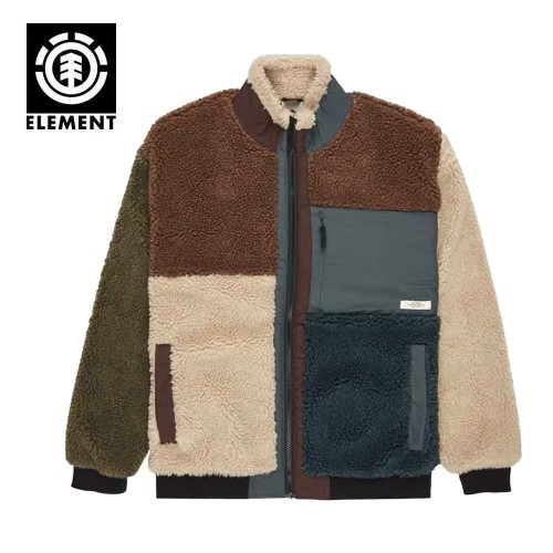Veste polaire ELEMENT Oak Sherpa Multicolor Homme