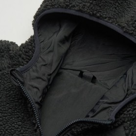 Veste polaire réversible ELEMENT Wolfe Sherpa Noir Homme