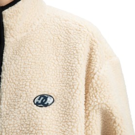 Veste polaire sherpa DC SHOES Vault Écru Homme