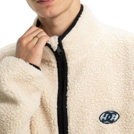 Veste polaire sherpa DC SHOES Vault Écru Homme
