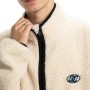 Veste polaire sherpa DC SHOES Vault Écru Homme