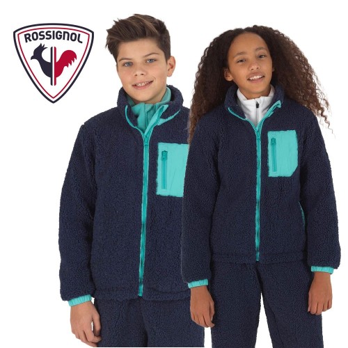 Veste polaire sherpa ROSSIGNOL Junior Fleece Bleu Junior