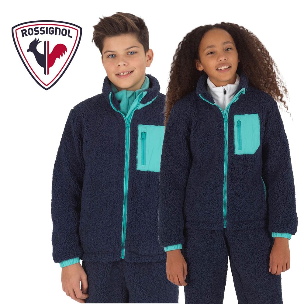 Veste polaire sherpa ROSSIGNOL Junior Fleece Bleu Junior