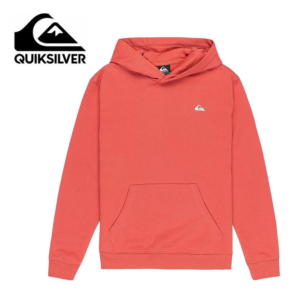 Sweat à capuche QUIKSILVER Basic Hoodie Rouge Junior
