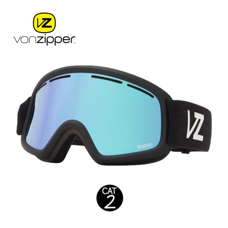 Masque de ski VONZIPPER Trike Noir/Stellar Cat.2 Junior