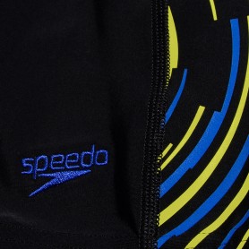 Maillot de bain SPEEDO Placement Print Jam Noir/Bleu Garçon