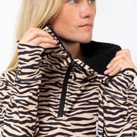 Haut thermique EIVY Icecold Zip Top Zebra Femme
