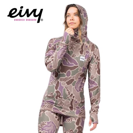 Haut thermique EIVY Icecold Hood Top Forest Femme
