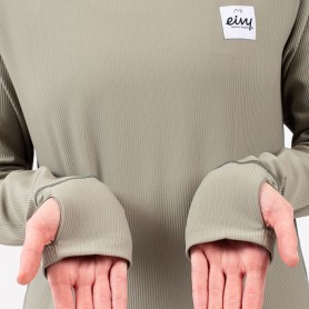 Haut thermique EIVY Icecold Gaiter Rib Top Vert Femme