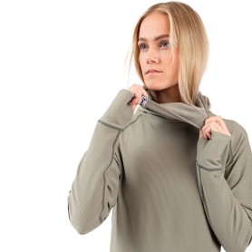Haut thermique EIVY Icecold Gaiter Rib Top Vert Femme