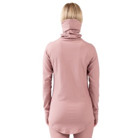 Haut thermique EIVY Icecold Gaiter Rib Top Vieux Rose Femme