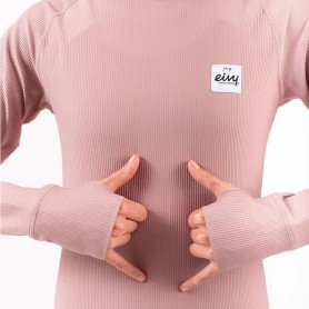 Haut thermique EIVY Icecold Gaiter Rib Top Vieux Rose Femme