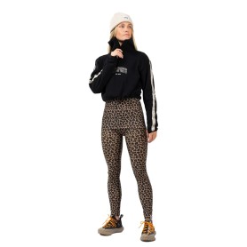 Sweat polaire EIVY Peg Zip Cropped Noir Femme