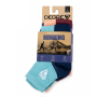 Chaussettes running x2 DEGRE7 Verte/Rose Femme