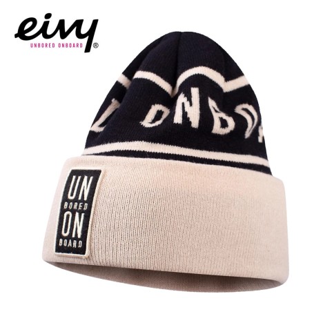Bonnet à revers EIVY League Noir/Beige Junior