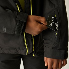 Veste de ski DARE 2B Piste Noir/Lime Junior