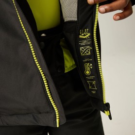Veste de ski DARE 2B Piste Noir/Lime Junior