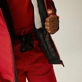 Veste de ski DARE 2B Piste Noir/Rouge Junior