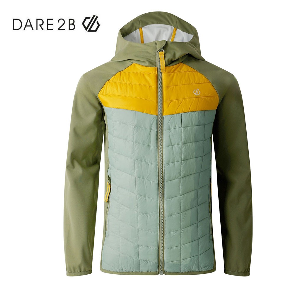 Veste hybride DARE 2B Explore II Hybrid Vert/Jaune Junior