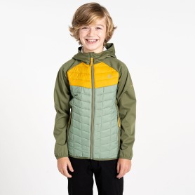 Veste hybride DARE 2B Explore II Hybrid Vert/Jaune Junior