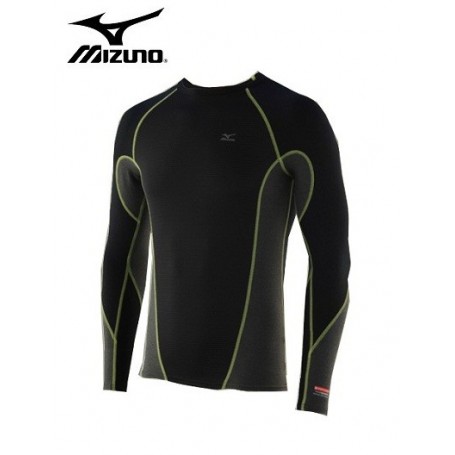 Maillot technique MIZUNO Jacquard Ls Noir Hommes