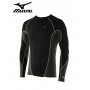 Maillot technique MIZUNO Jacquard Ls Noir Hommes