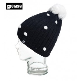 Bonnet de ski ORAGE Curtain Noir Filles