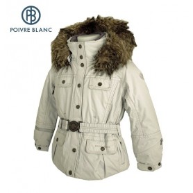 Veste de ski POIVRE BLANC Sacade Craie BB Filles