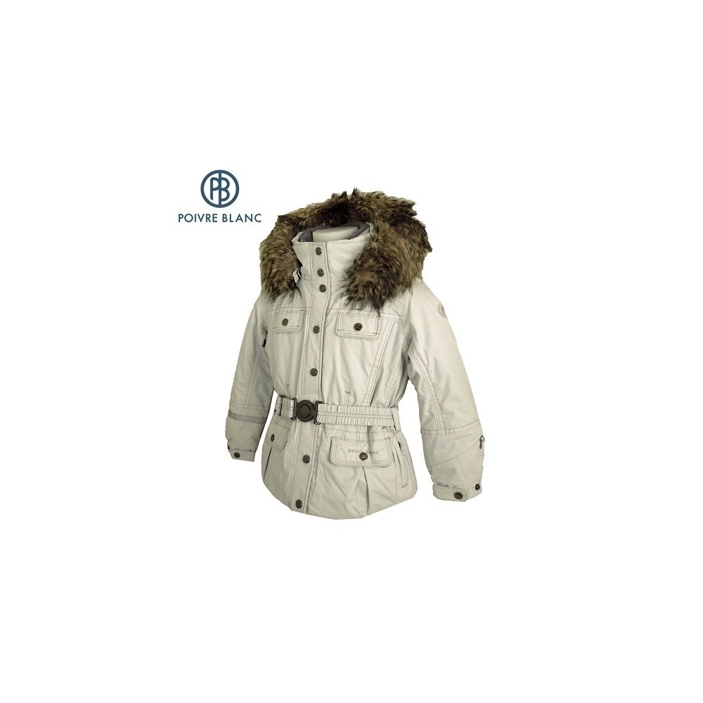 Veste de ski POIVRE BLANC Sacade Craie BB Filles