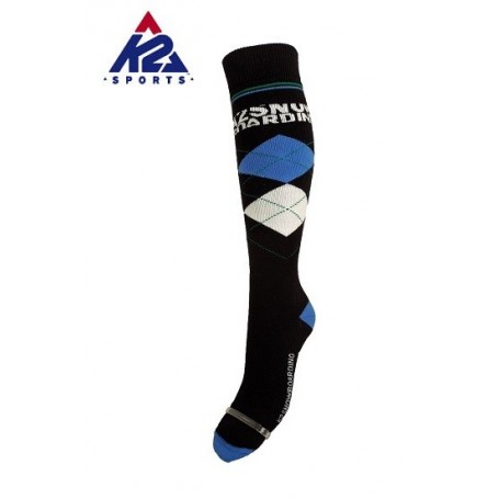 Chaussettes de snowboard K2 All Terrain Noir Hommes