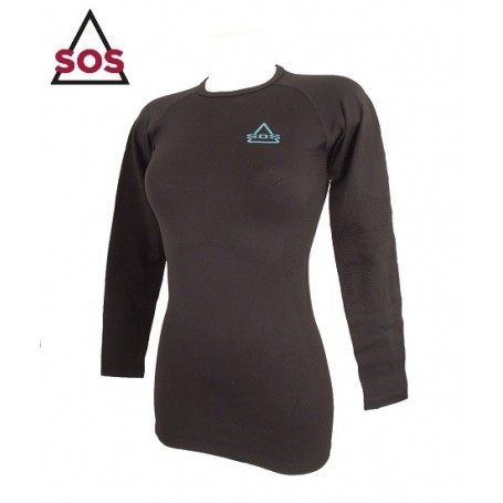 Maillot technique SOS 1st Layer Noir Femmes