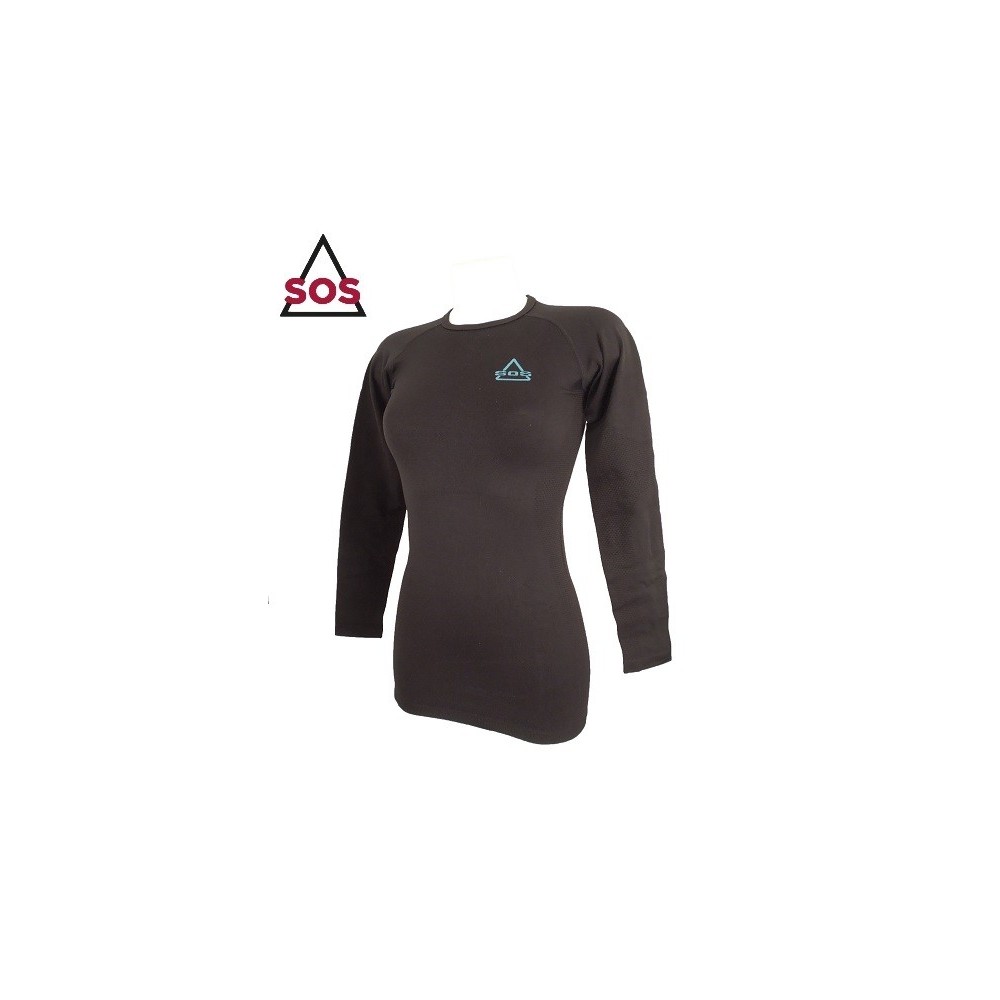 Maillot technique SOS 1st Layer Noir Femmes