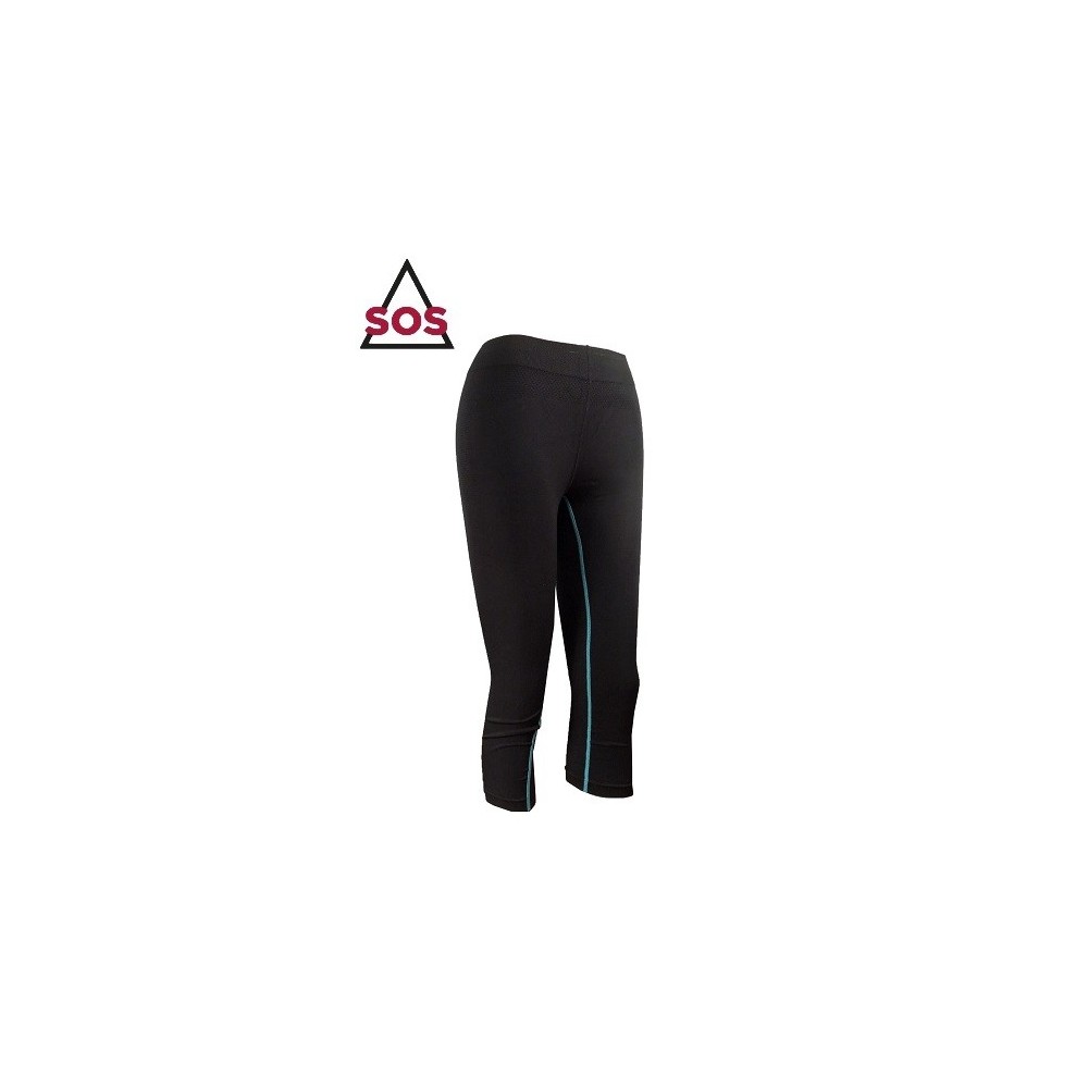 Corsaire technique SOS 1st Layer Pant Noir Femmes