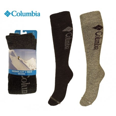 Chaussettes chaude Columbia en laine mérinos pour le sport d'hiver