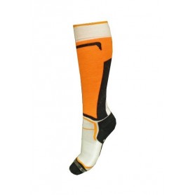 Chaussettes de ski SKI SOCKS Noir/orange Unisexe