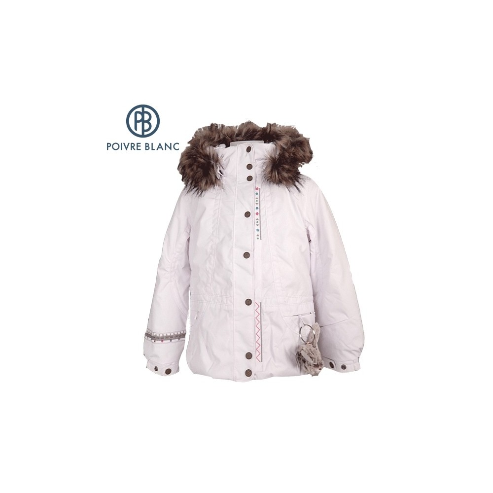 Veste de ski POIVRE BLANC W13-1002 BBGL/A Blanc BB Fille