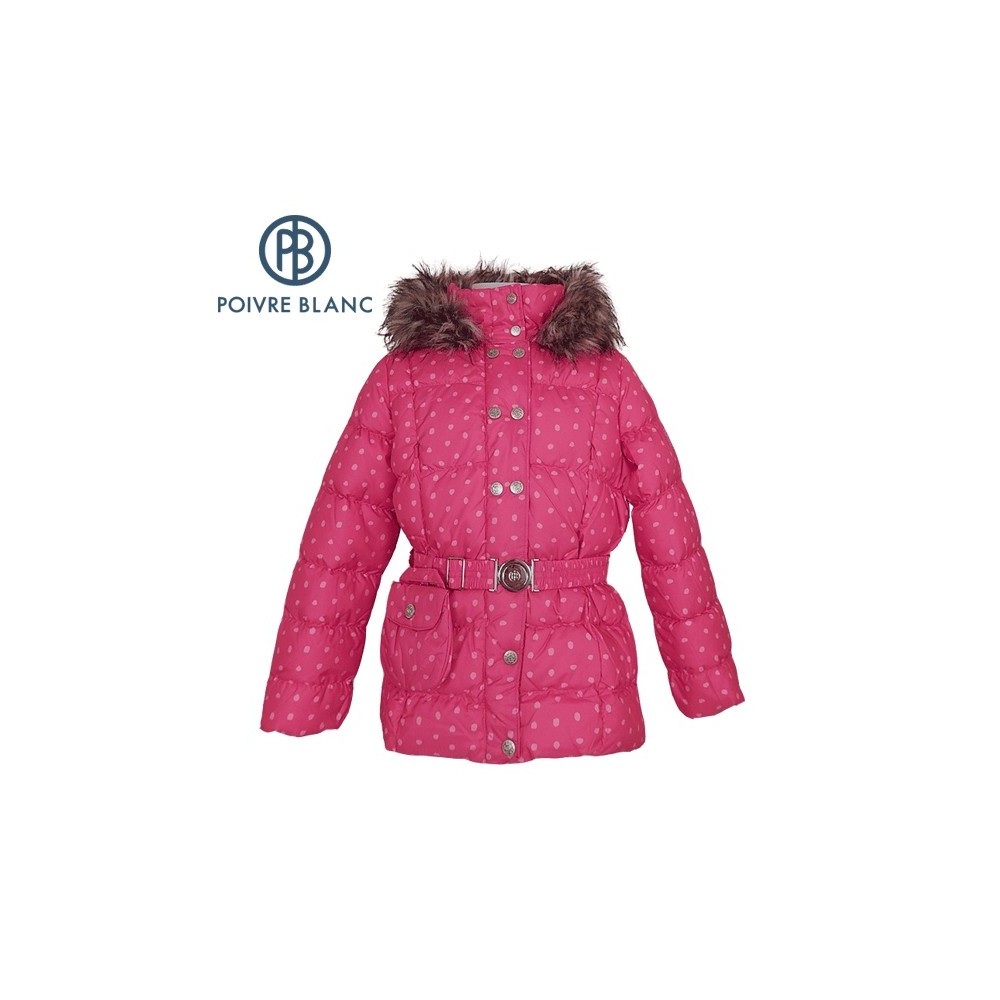 Doudoune POIVRE BLANC W13-1208 BBGL/A Rose  BB Fille