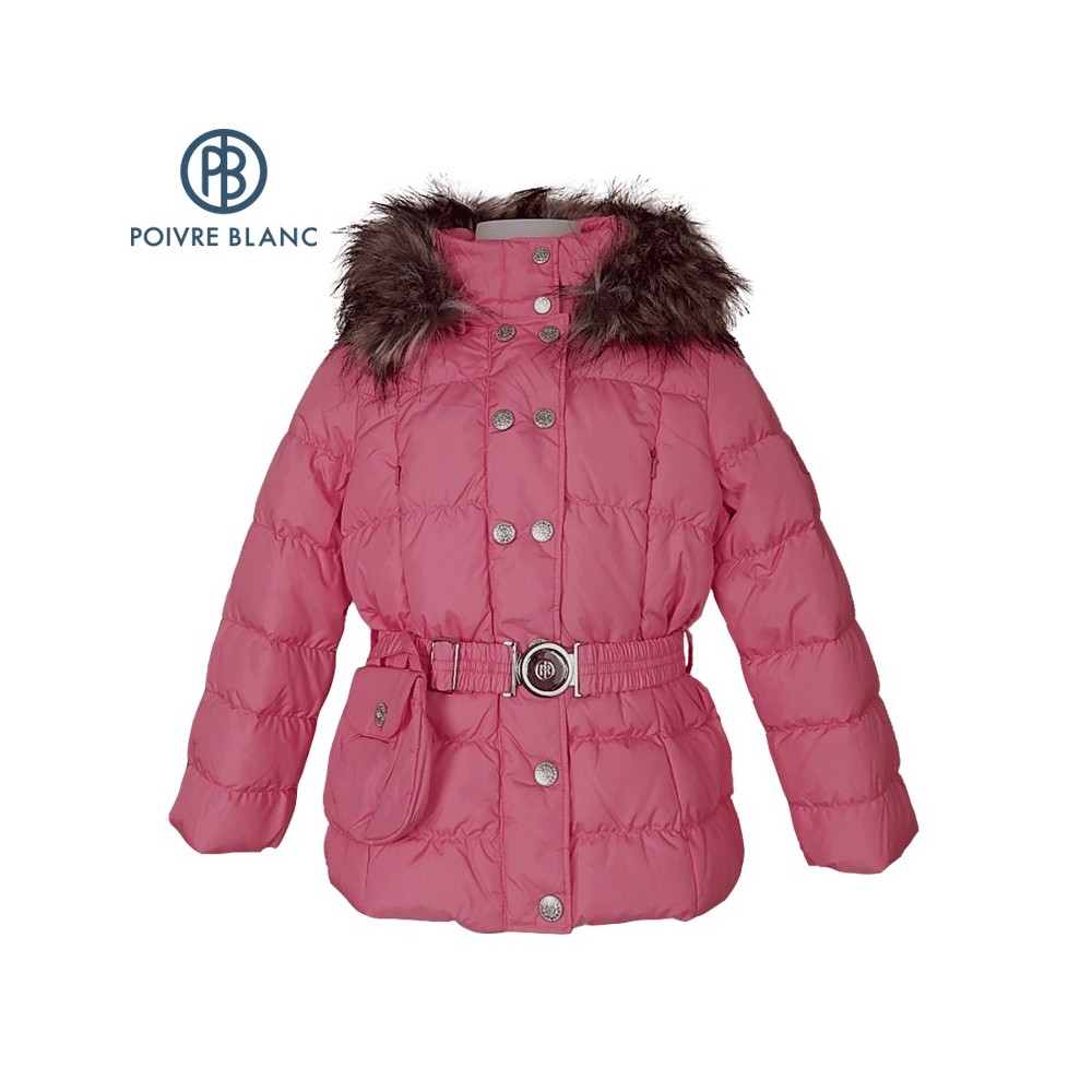 Doudoune POIVRE BLANC W13-1208 BBGL/A Rose BB Fille