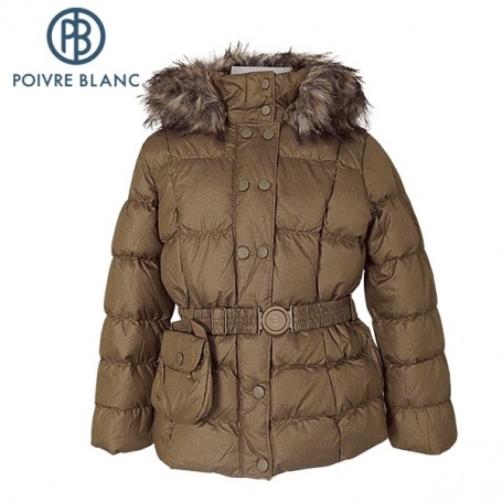 Doudoune POIVRE BLANC W13-1208 BBGL/A Or BB Fille