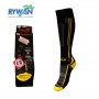 Chaussettes de ski  RYWAN Cortina Noir/Jaune Unisexe