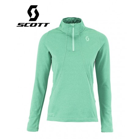 Pullover 1/2 zip SCOTT Two2 Vert Femmes