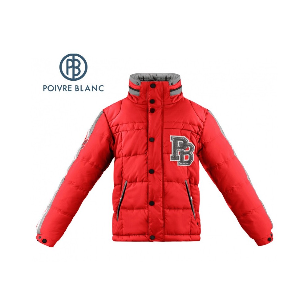 Doudoune de ski POIVRE BLANC W14-0902 BBBY Rouge BB Garçon