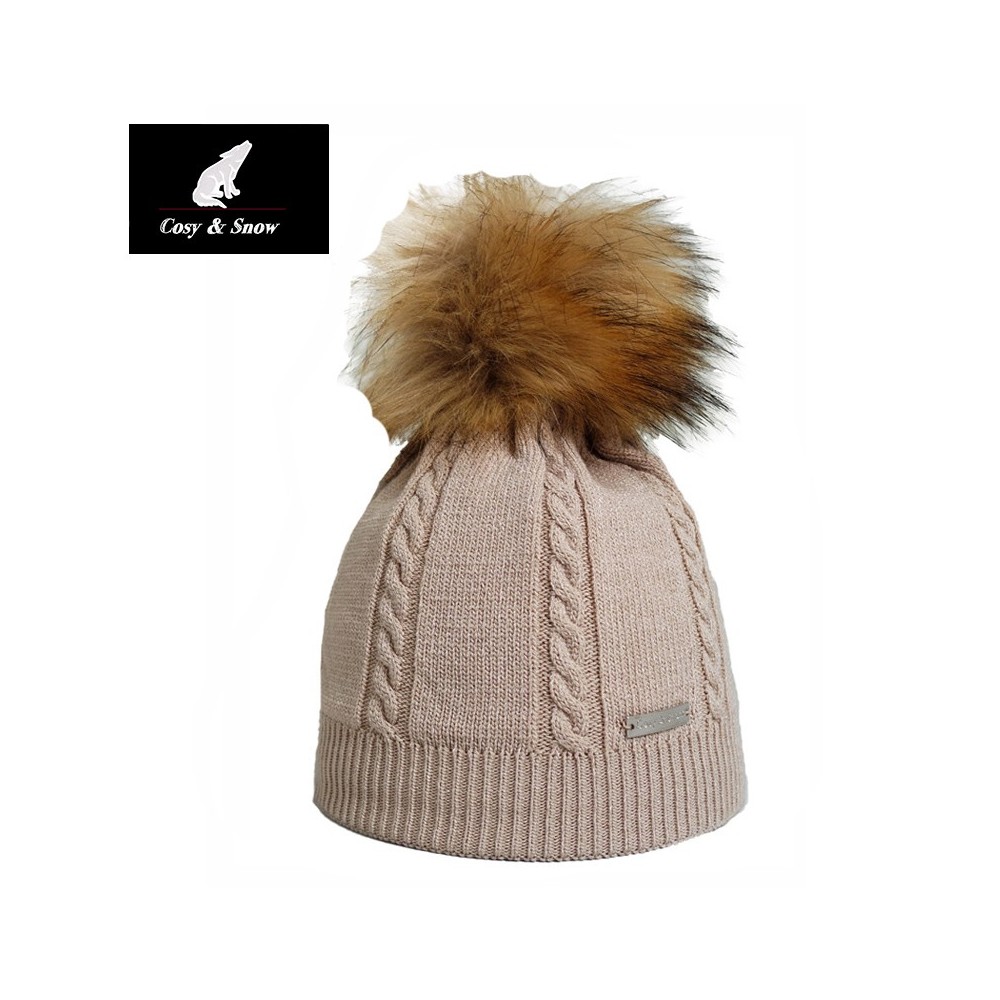 Bonnet fin COSY & SNOW Coyote Ecru Femme