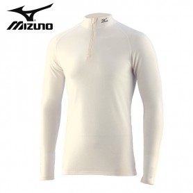 Maillot thermique MIZUNO Solid H/Z Ecru Hommes